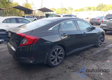 2020 Honda Civic Sport from USA, damaged, VIN 2HGFC2F87LH587793
